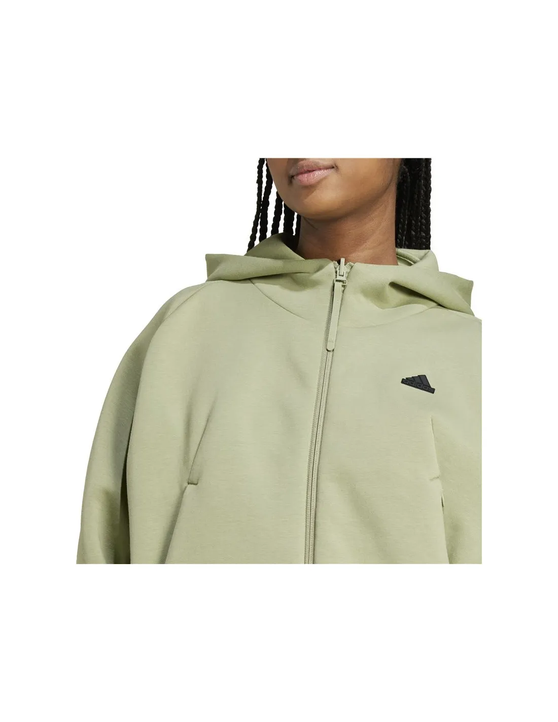 Chaqueta adidas Z.N.E. Fullzip Mujer Verde