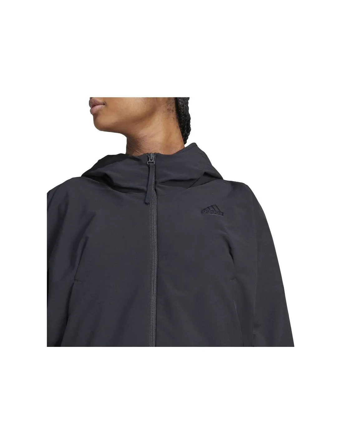 Chaqueta adidas Z.N.E. Woven Fz Mujer Negro