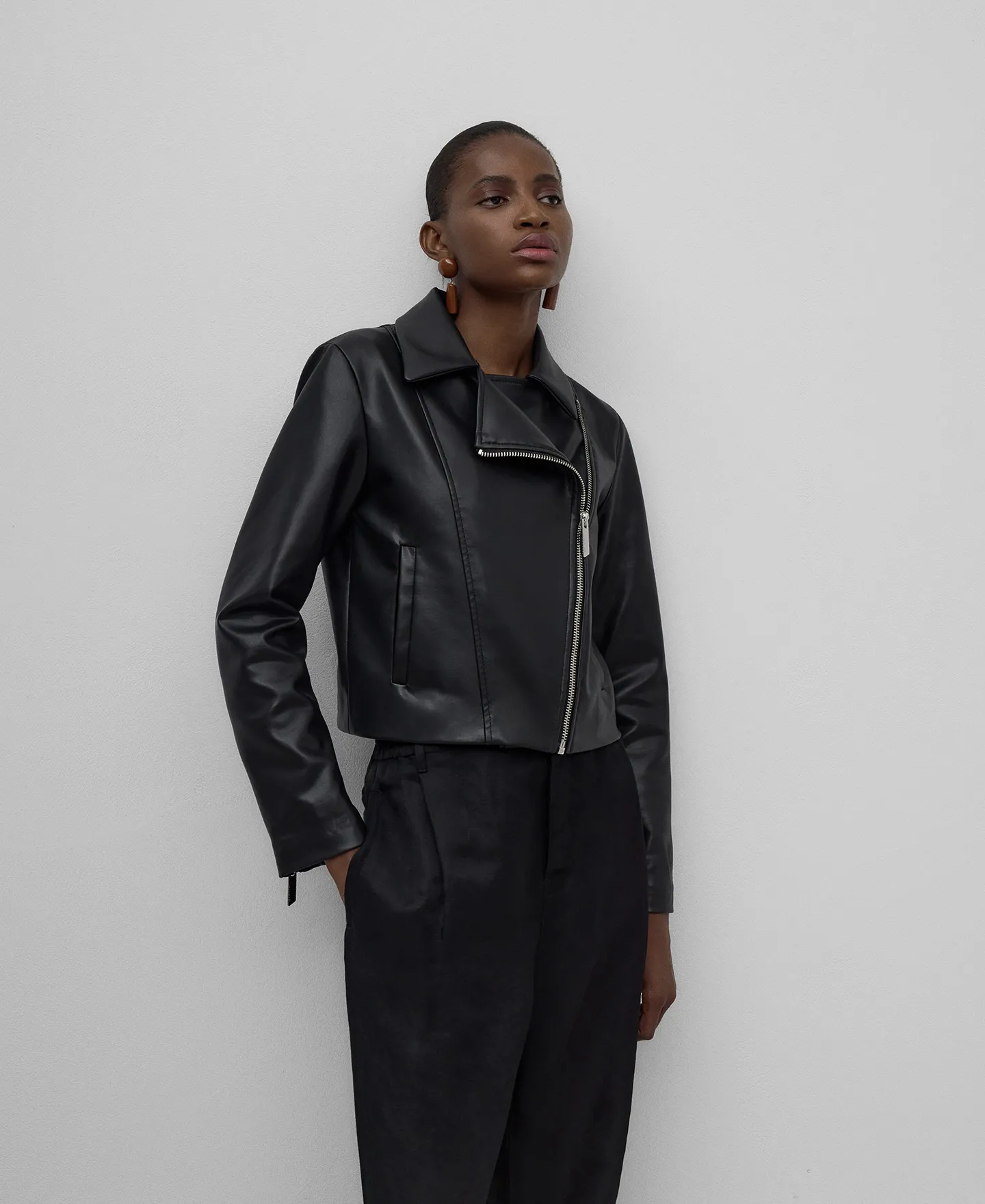 Chaqueta biker Piel No Piel mujer