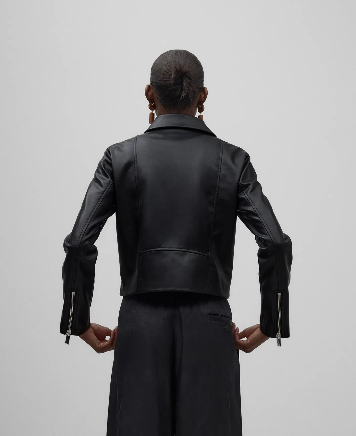 Chaqueta biker Piel No Piel mujer