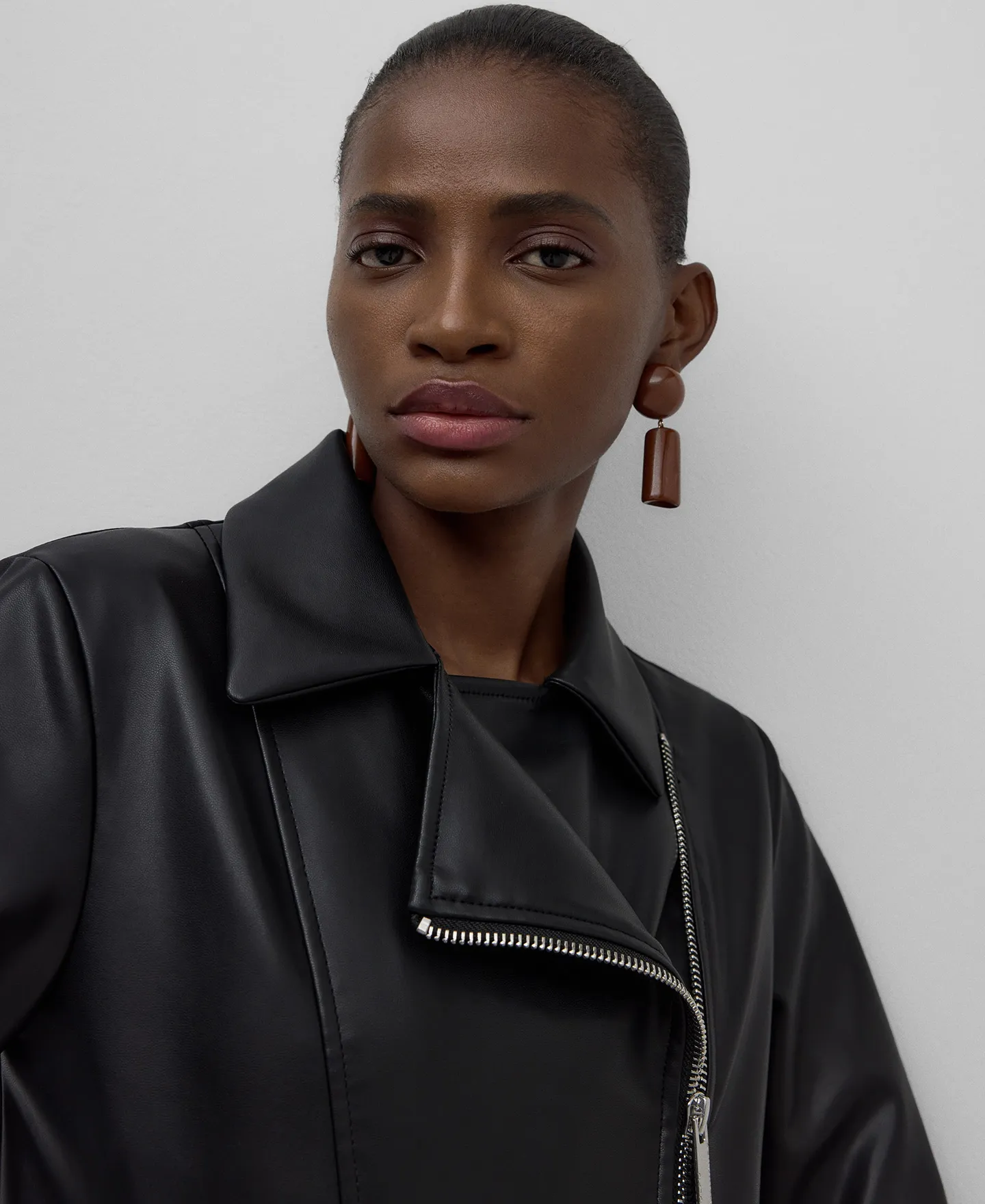 Chaqueta biker Piel No Piel mujer