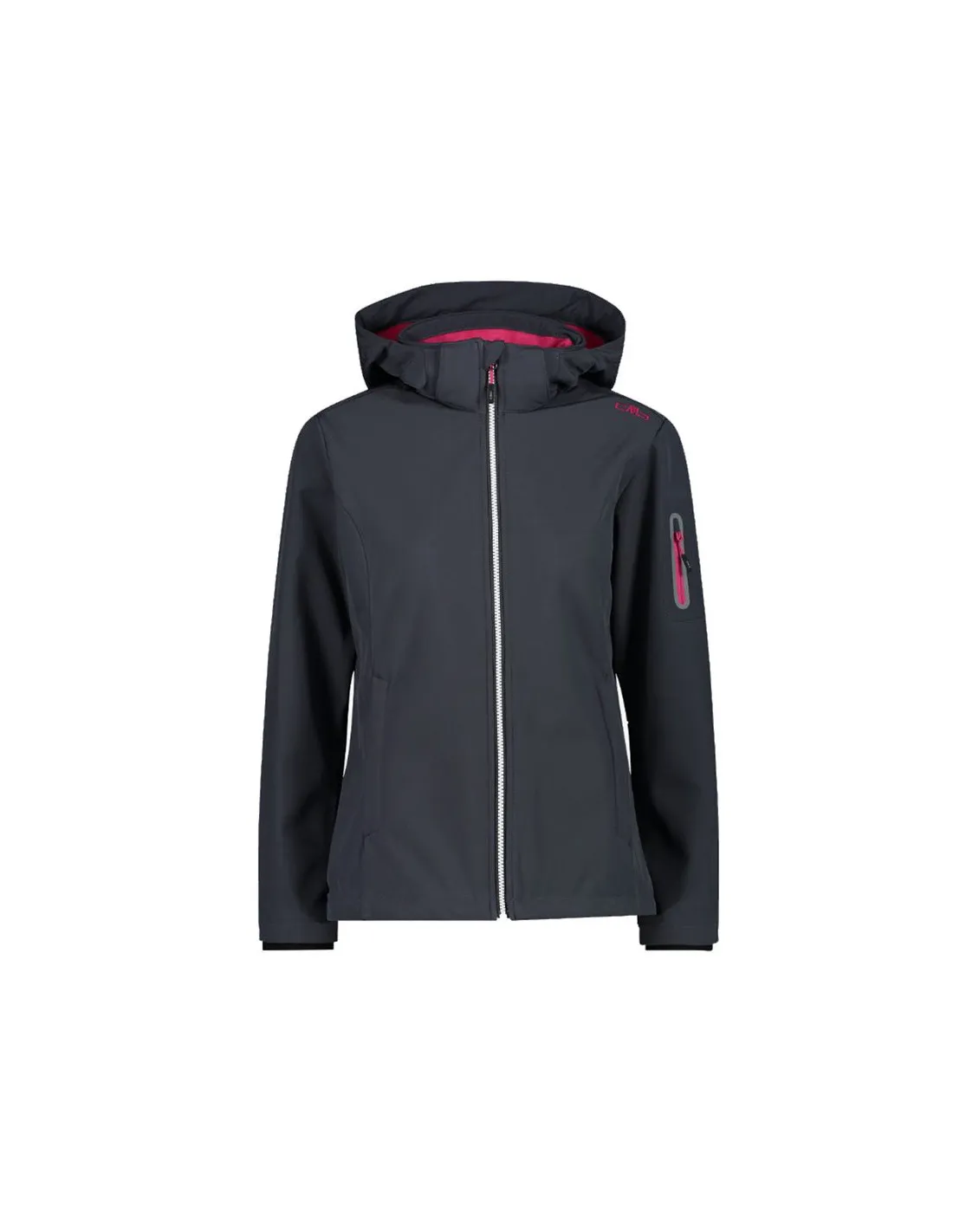 Chaqueta CMP Campagnolo Softshell Titanio negro Mujer
