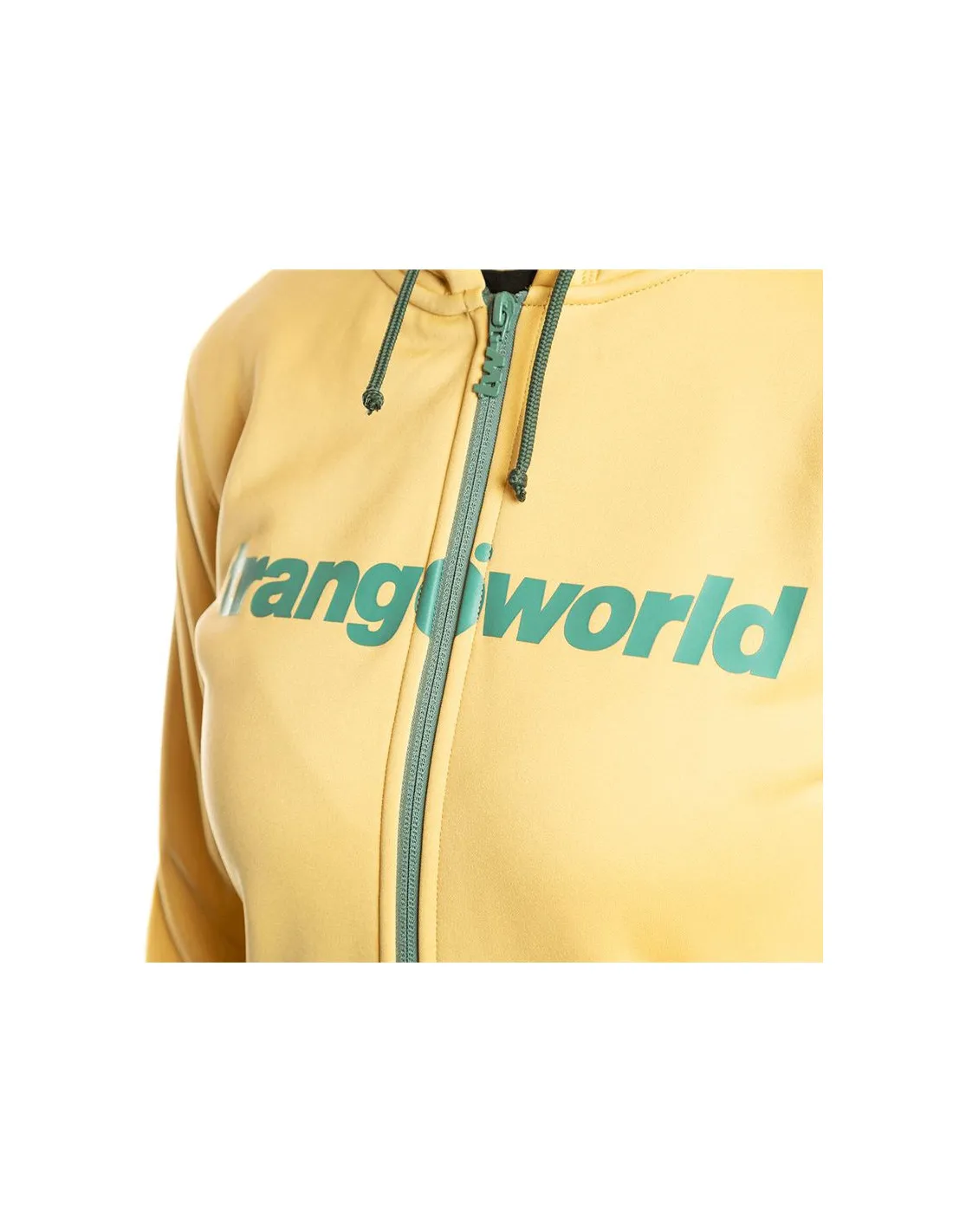 Chaqueta con Capucha amarilla de montaña Transworld Liena Mujer