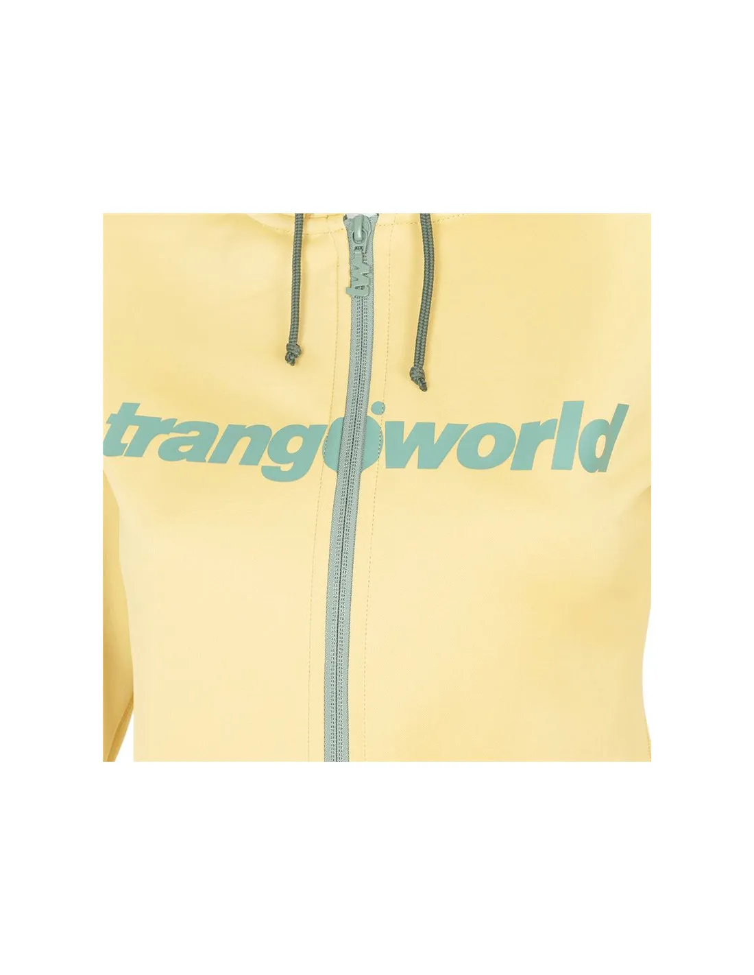 Chaqueta con Capucha amarilla de montaña Transworld Liena Mujer