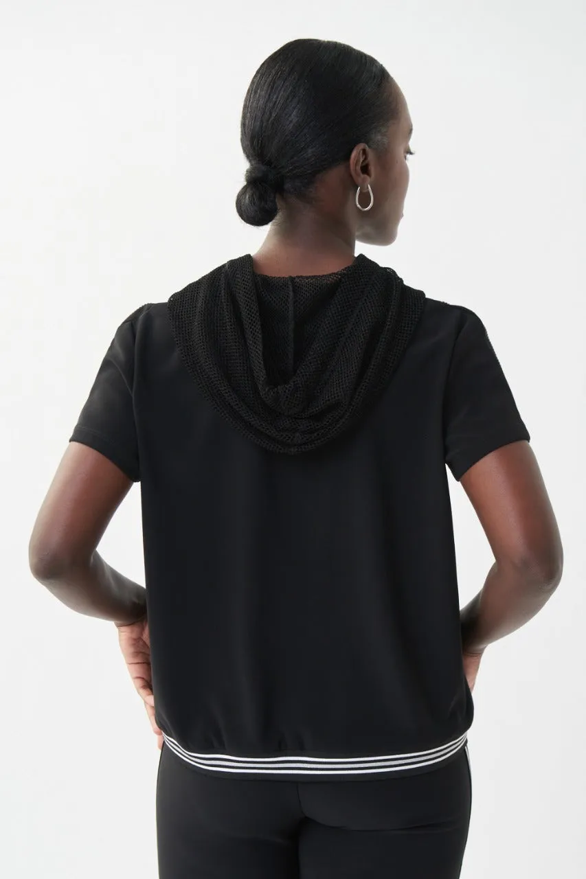 Chaqueta con Gorro de Malla Dama Joseph Ribkoff 222237