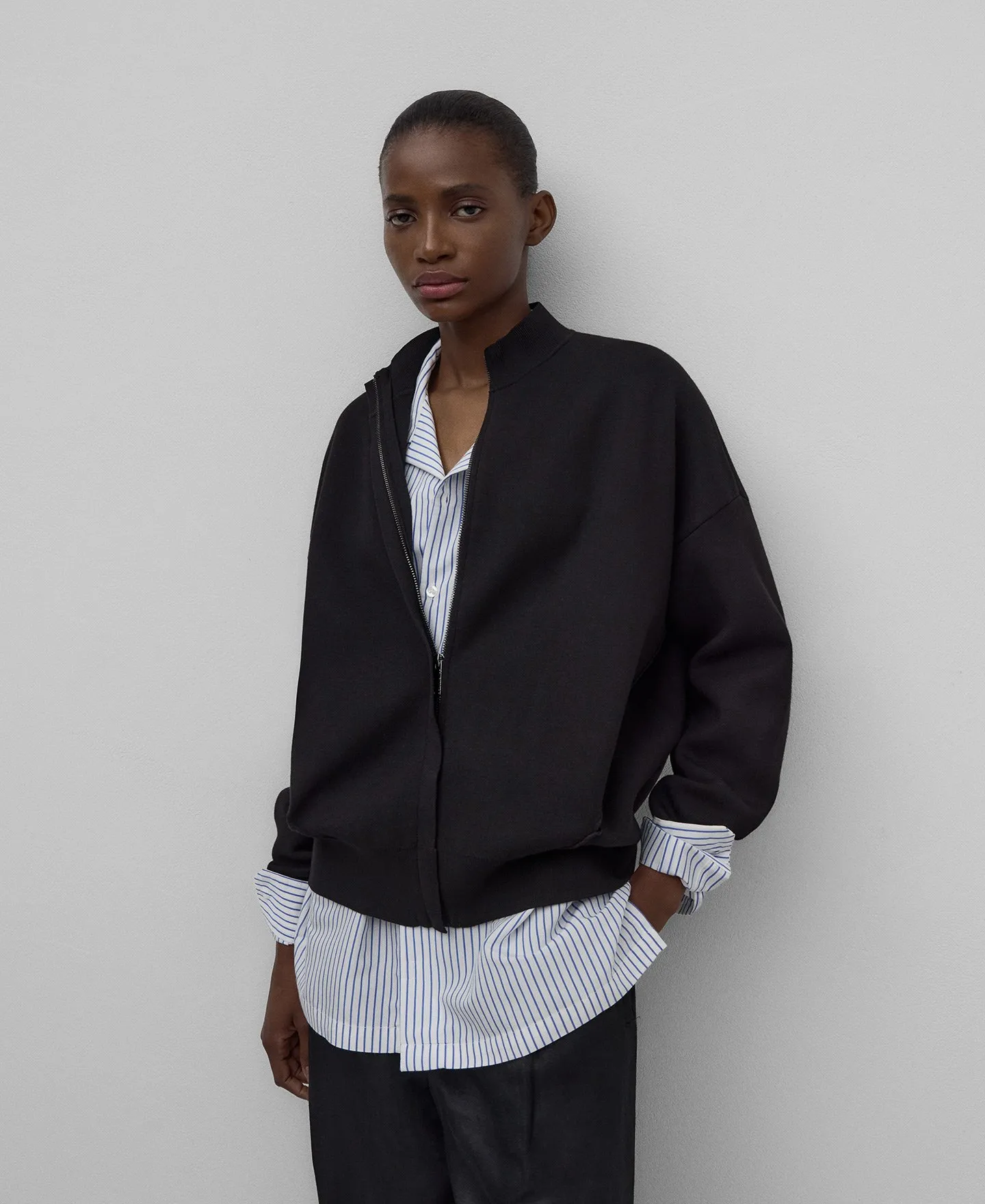 Chaqueta corta punto mujer