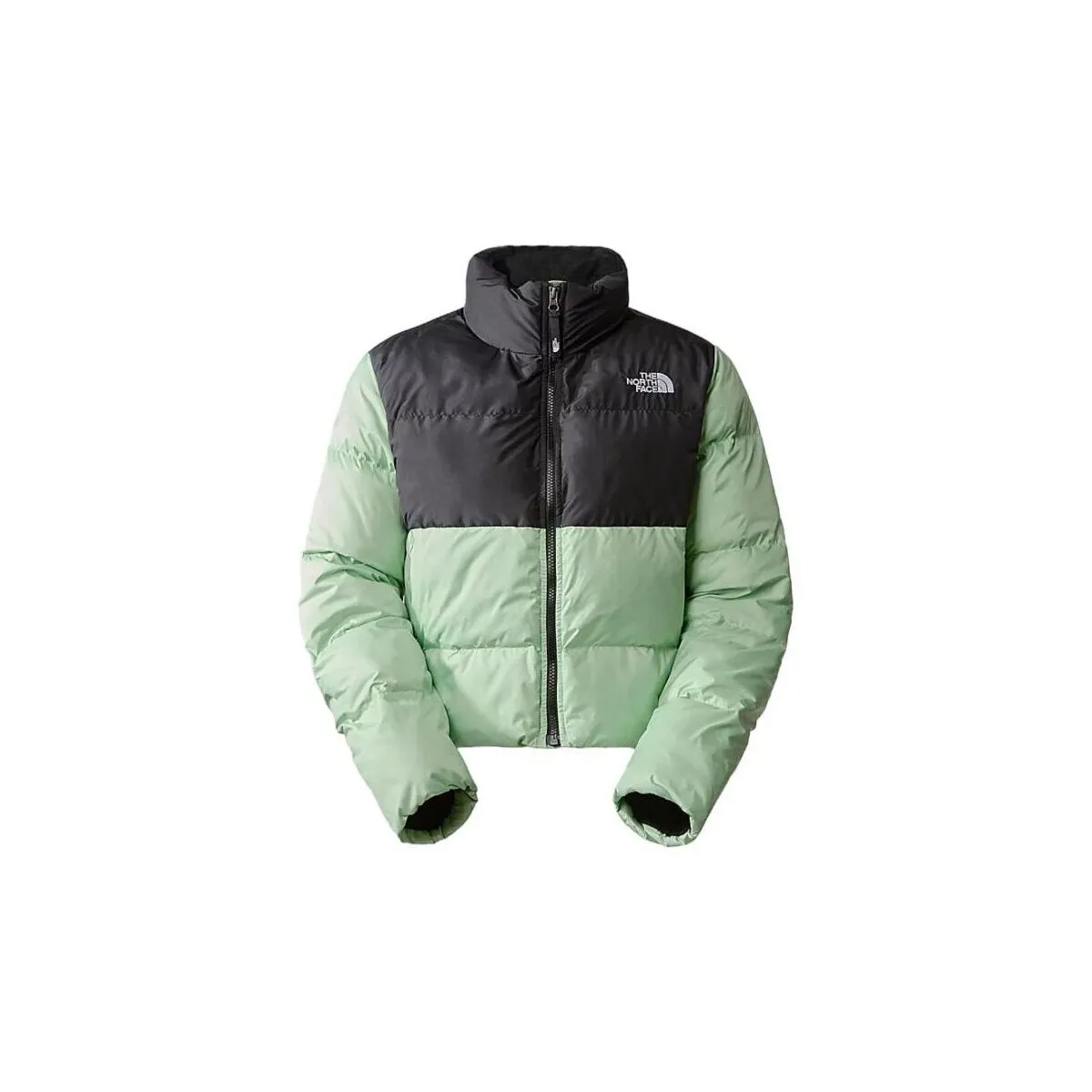 Chaqueta Cropped Saikuru Mujer Misty Sage/Black