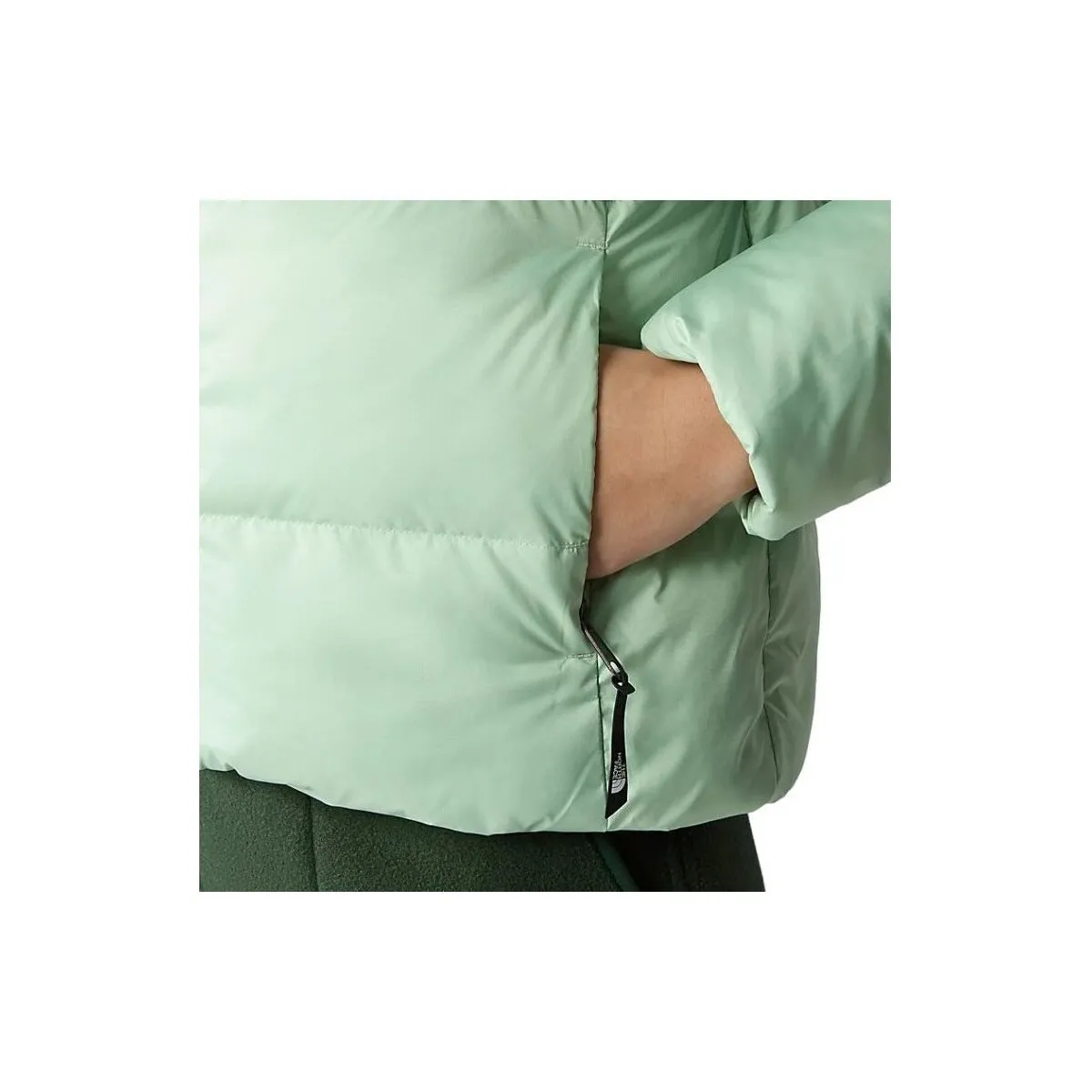 Chaqueta Cropped Saikuru Mujer Misty Sage/Black
