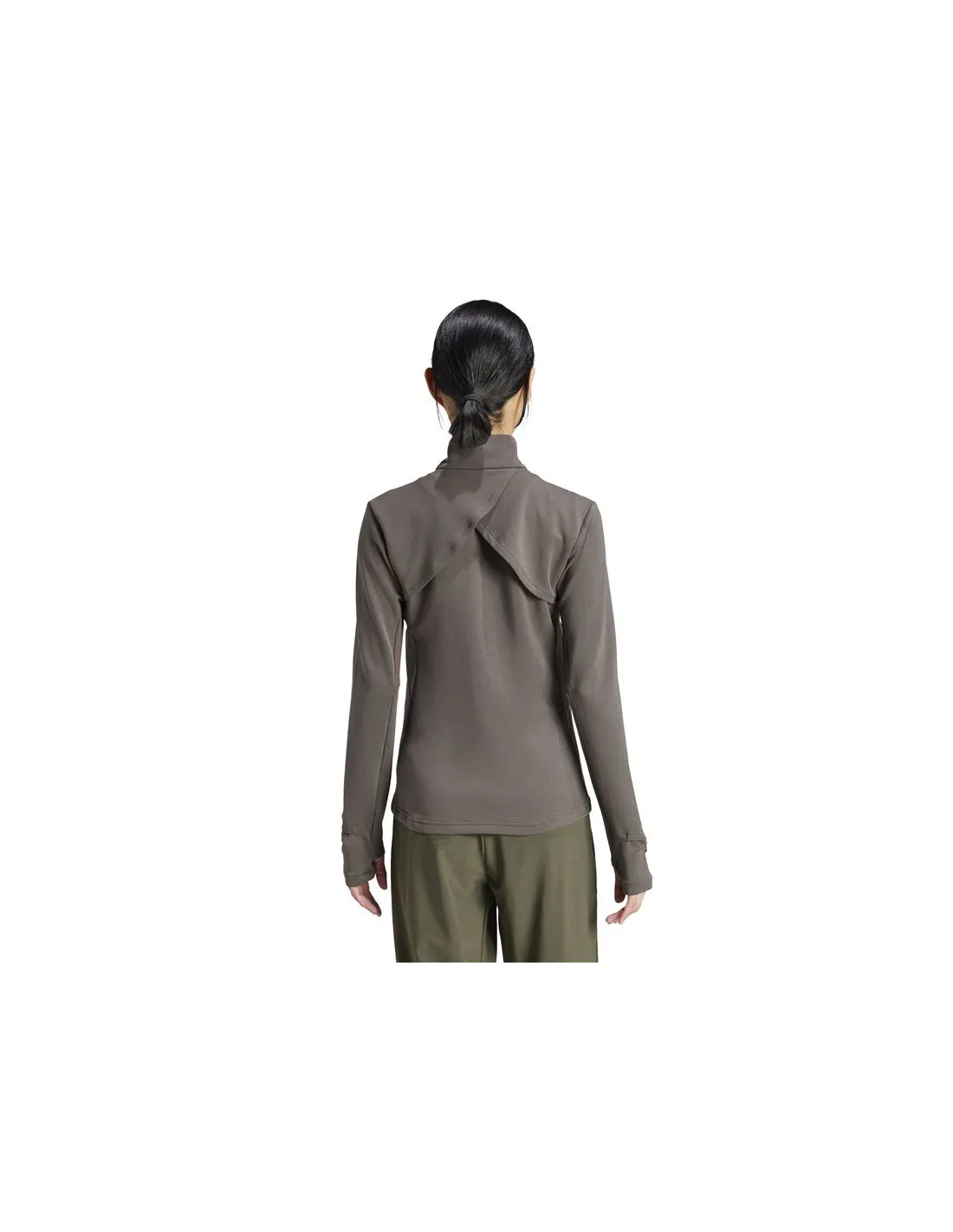Chaqueta de Fitness adidas Training Cover Up Mujer Verde Oliva
