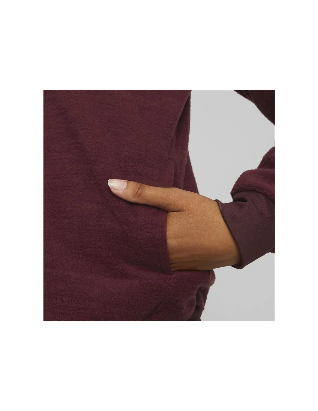 Chaqueta de fitness Puma Fit Sherpa vino tinto Mujer