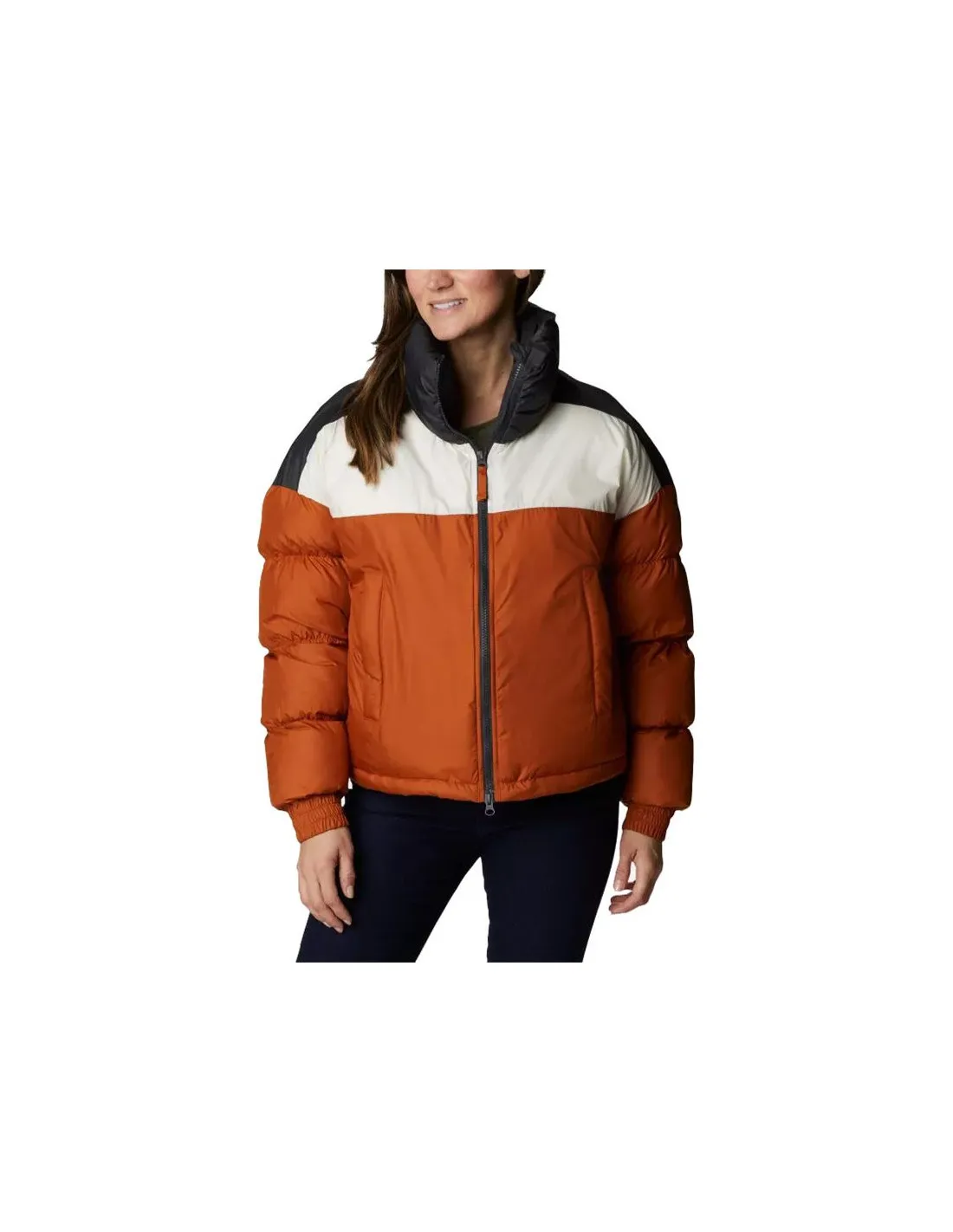 Chaqueta de Montaña Columbia Pike Lake Naranja Mujer