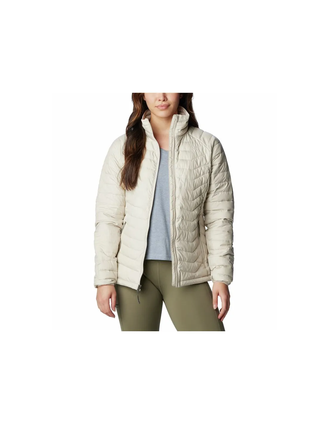 Chaqueta de Montaña Columbia Powder Lite™ Beige Mujer