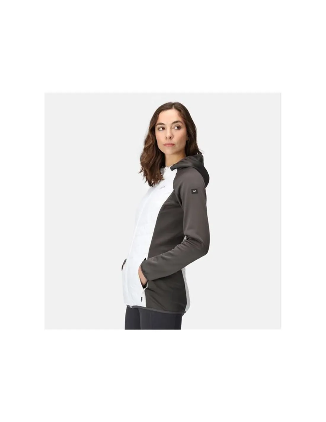 Chaqueta de Montaña Regatta Andreson VIII White/SlGrey Mujer