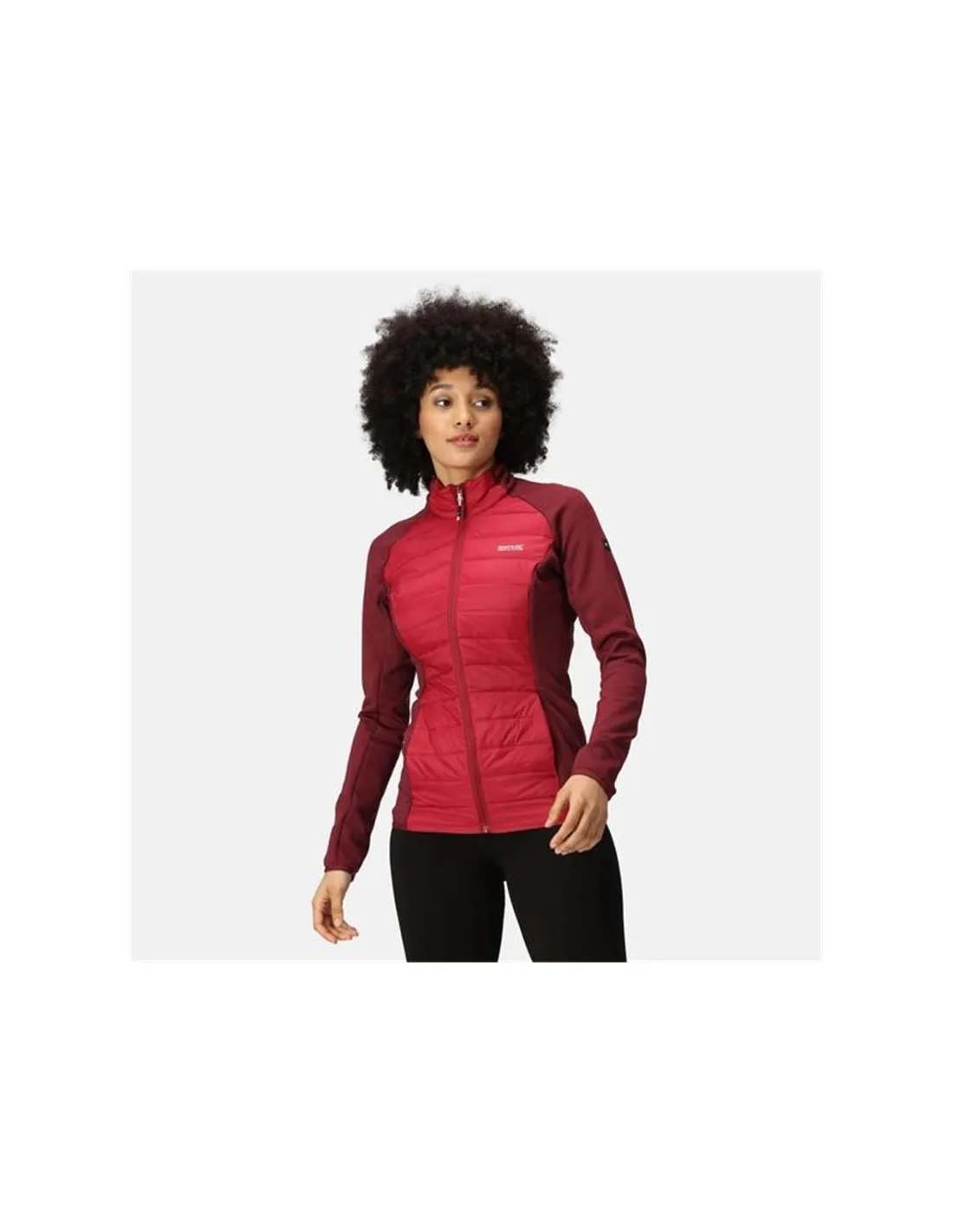 Chaqueta de Montaña Regatta Clumber Hybrid IV RumbaRd/Burg Mujer