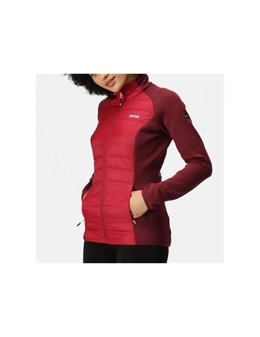 Chaqueta de Montaña Regatta Clumber Hybrid IV RumbaRd/Burg Mujer