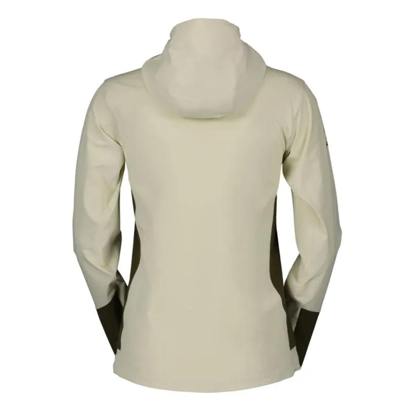 Chaqueta de montaña Scott Explorair Softshell SL para mujer (amarillo suave/verde abeto)