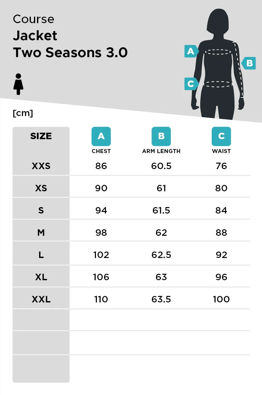 Chaqueta de Moto Mujer Course Two Seasons 3.0 Negra