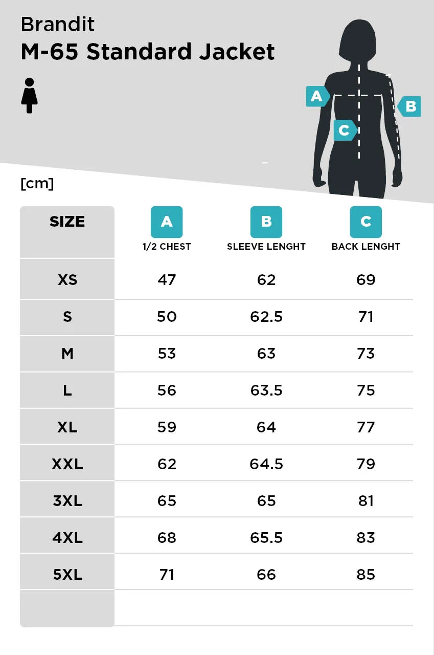 CHAQUETA DE MUJER BRANDIT M65 STANDARD OLIVA 