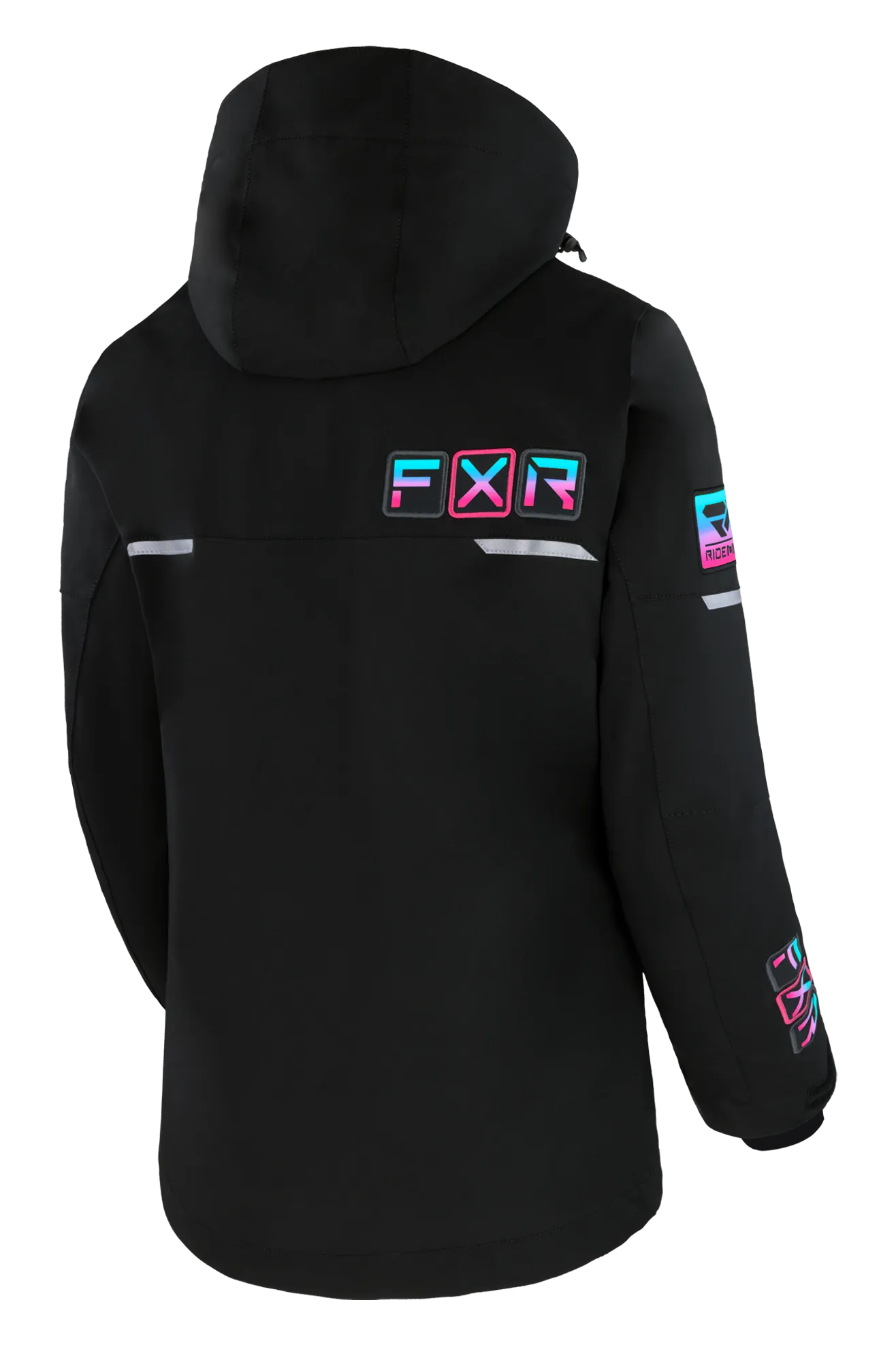 CHAQUETA DE NIEVE MUJER FXR MAVERICK NEGROCIELOROSA ELéCTRICO DESCOLORIDO