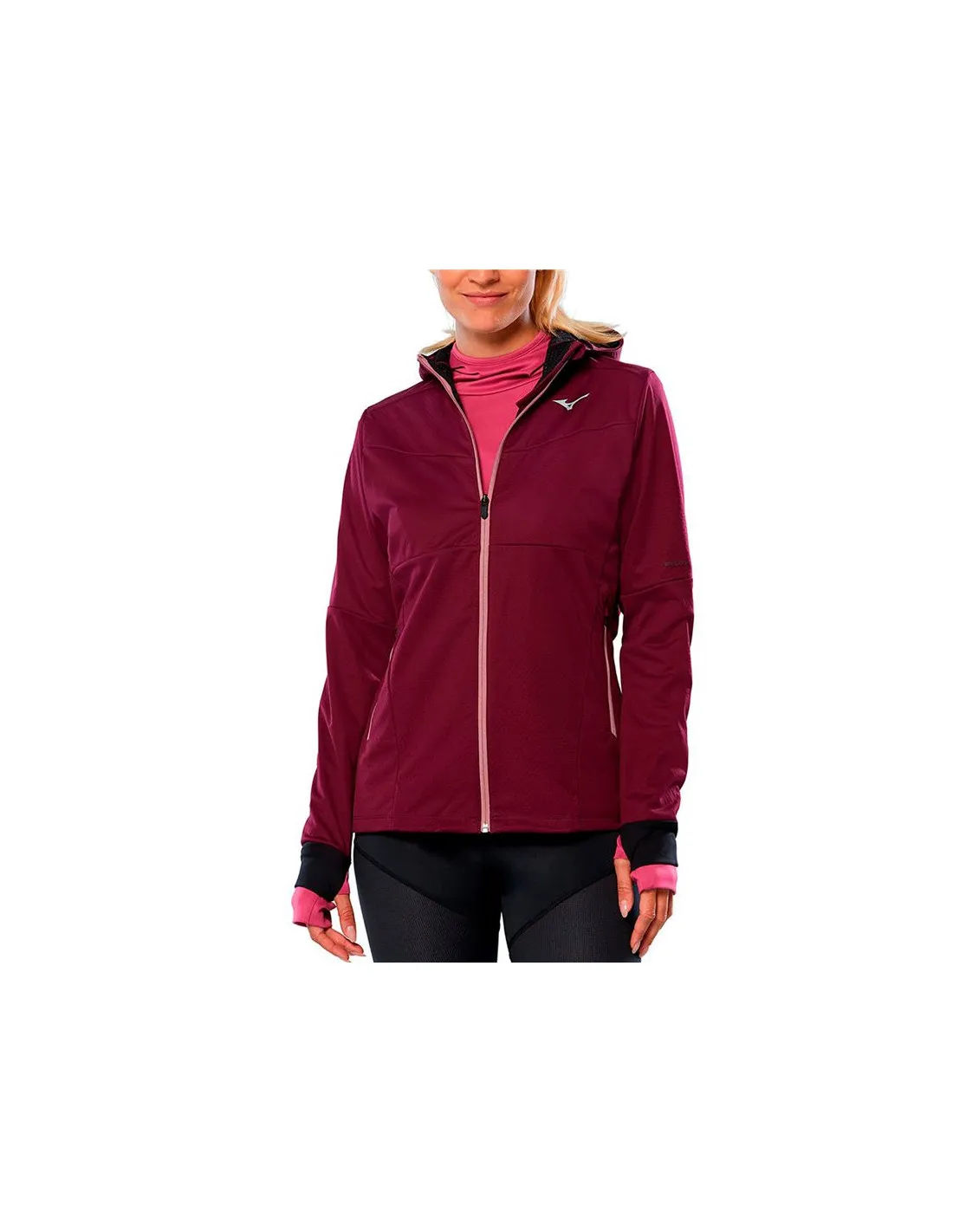 Chaqueta de Running Mizuno Thermal Charge Bt Mujer Grape Wine