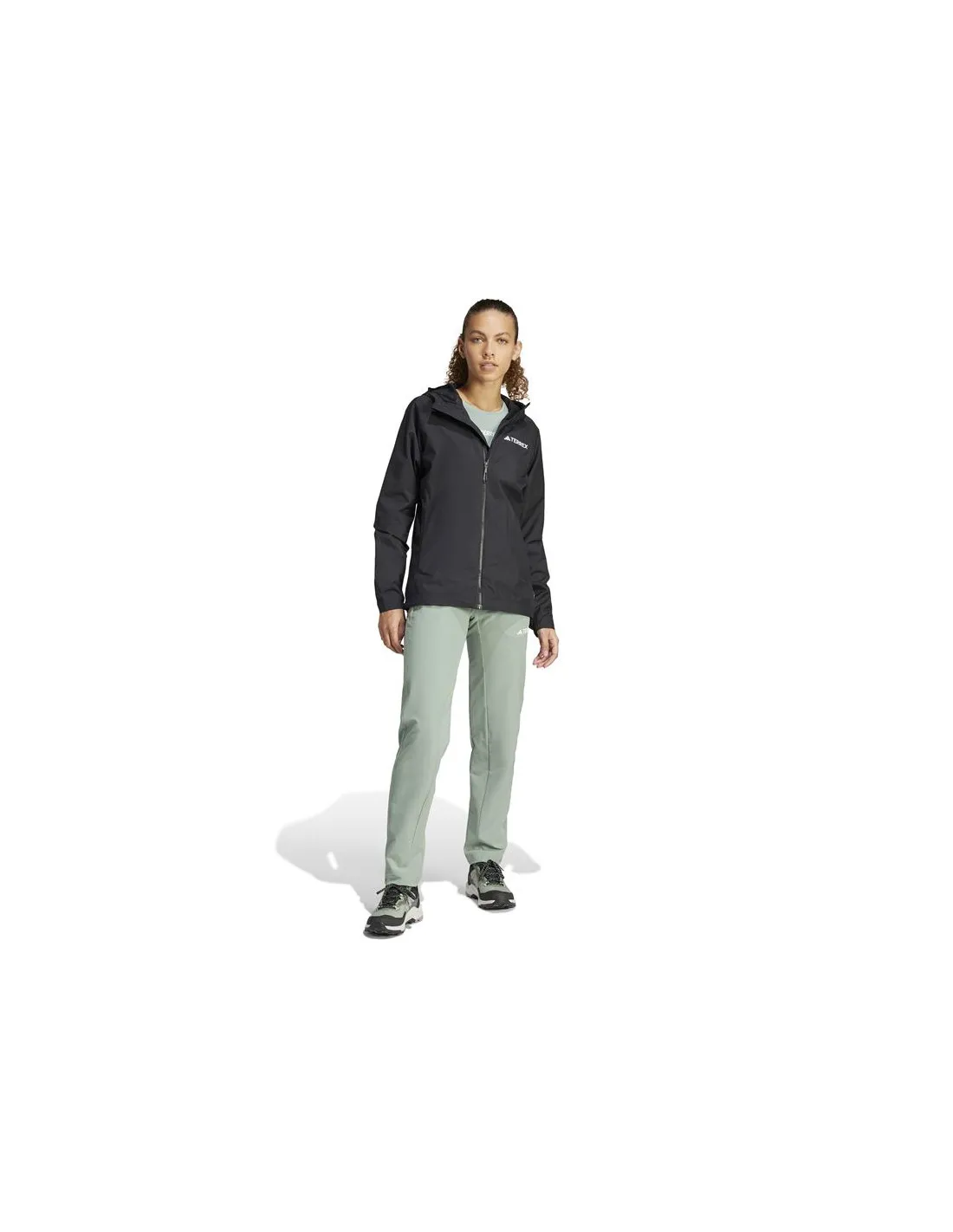 Chaqueta de Senderismo adidas Terrex Multi 2L Rain Mujer Negro