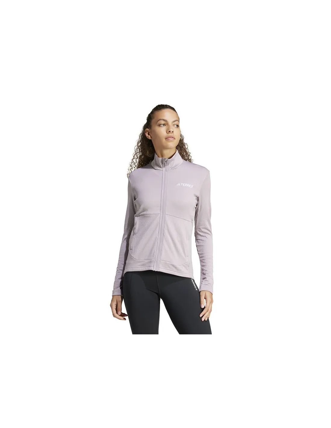 Chaqueta de Senderismo adidas Terrex Multi Light Fleece Mujer Lila