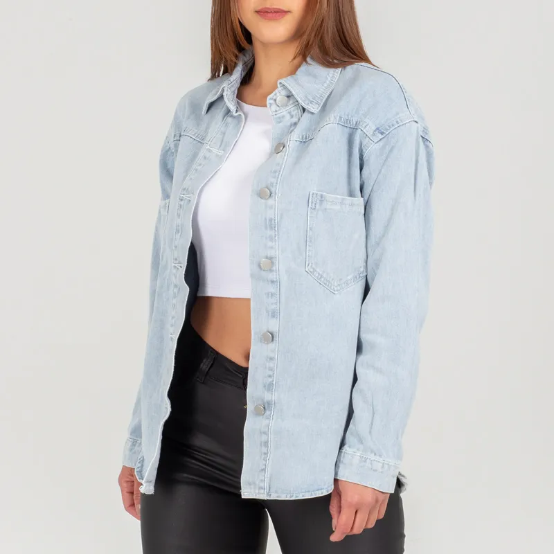 CHAQUETA DENIM JMVR003 AZUL CLARO