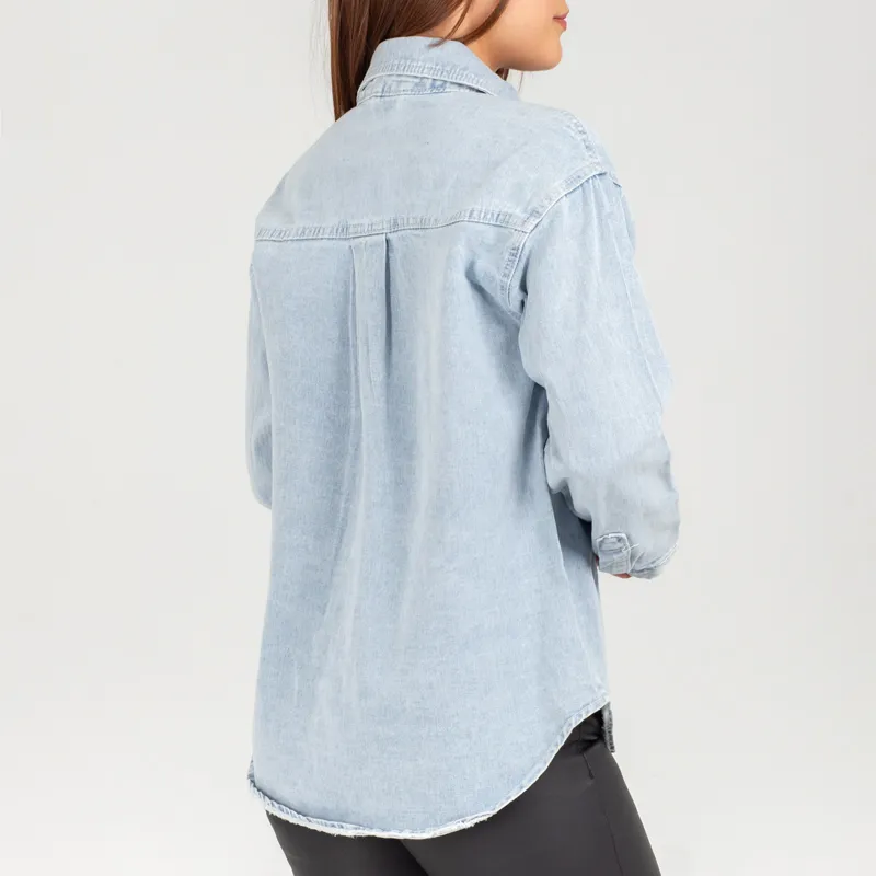 CHAQUETA DENIM JMVR003 AZUL CLARO