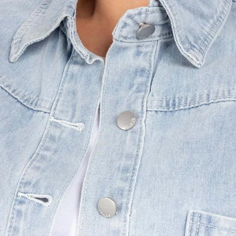 CHAQUETA DENIM JMVR003 AZUL CLARO