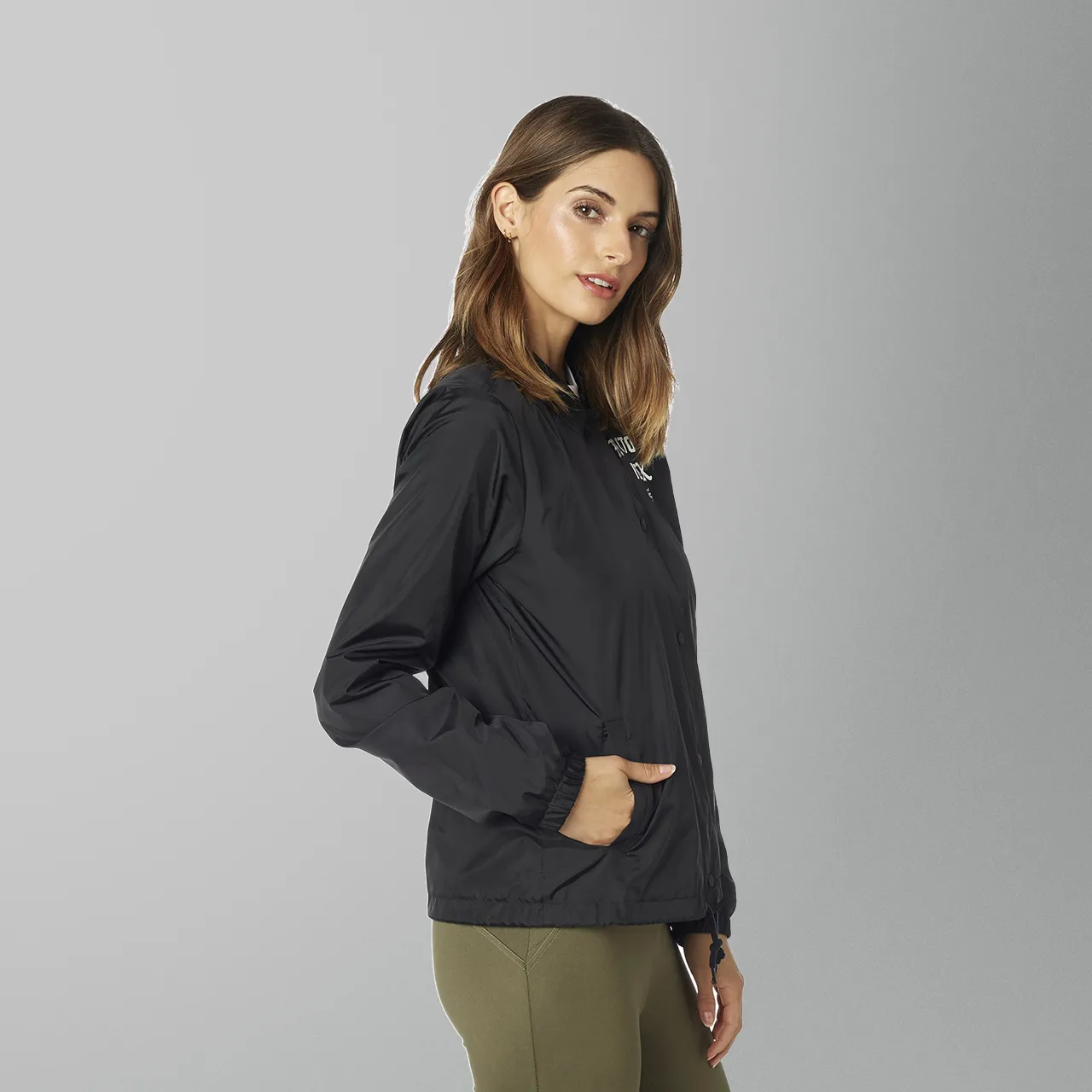 Chaqueta Fox Pit Stop Coaches Mujer Negra