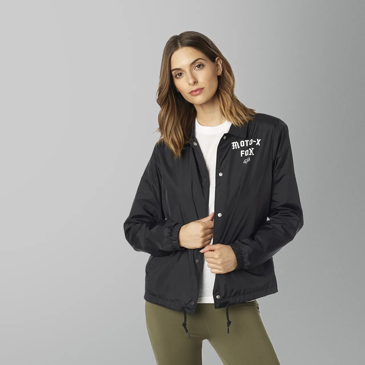 Chaqueta Fox Pit Stop Coaches Mujer Negra