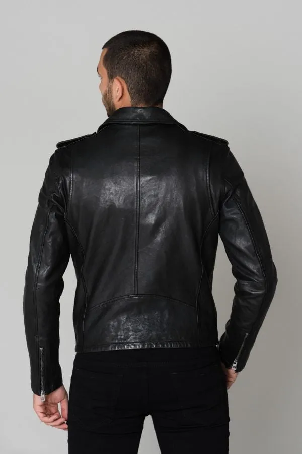 Chaqueta Hombre Daytona Golberg Lamb Paolo Black