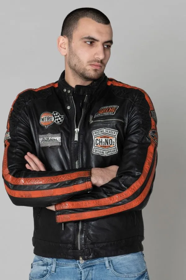 Chaqueta Hombre Redskins Ripper Calista Black Orange