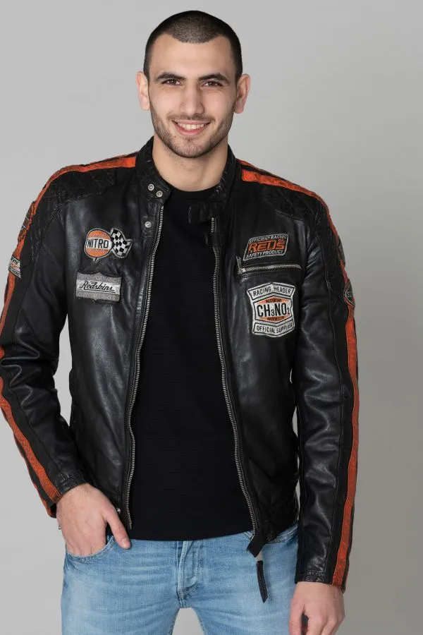 Chaqueta Hombre Redskins Ripper Calista Black Orange