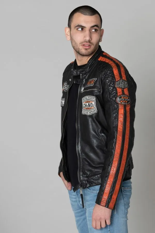 Chaqueta Hombre Redskins Ripper Calista Black Orange