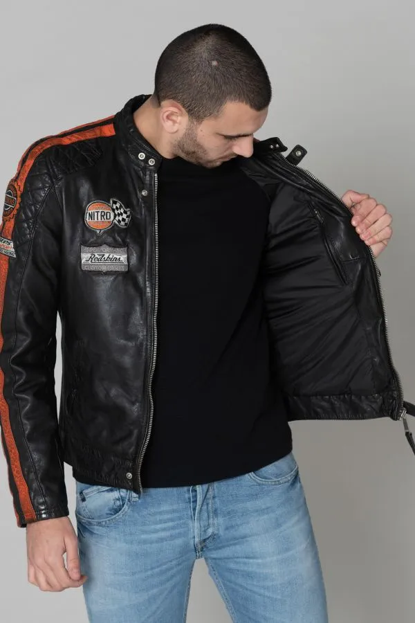 Chaqueta Hombre Redskins Ripper Calista Black Orange