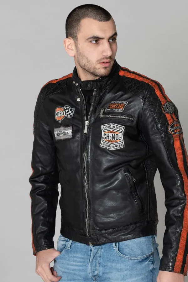 Chaqueta Hombre Redskins Ripper Calista Black Orange