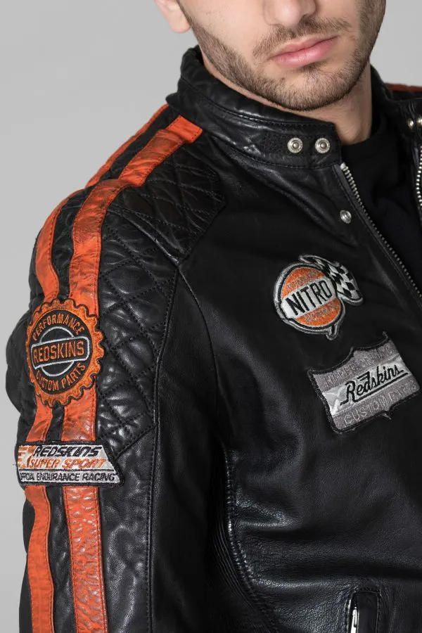 Chaqueta Hombre Redskins Ripper Calista Black Orange