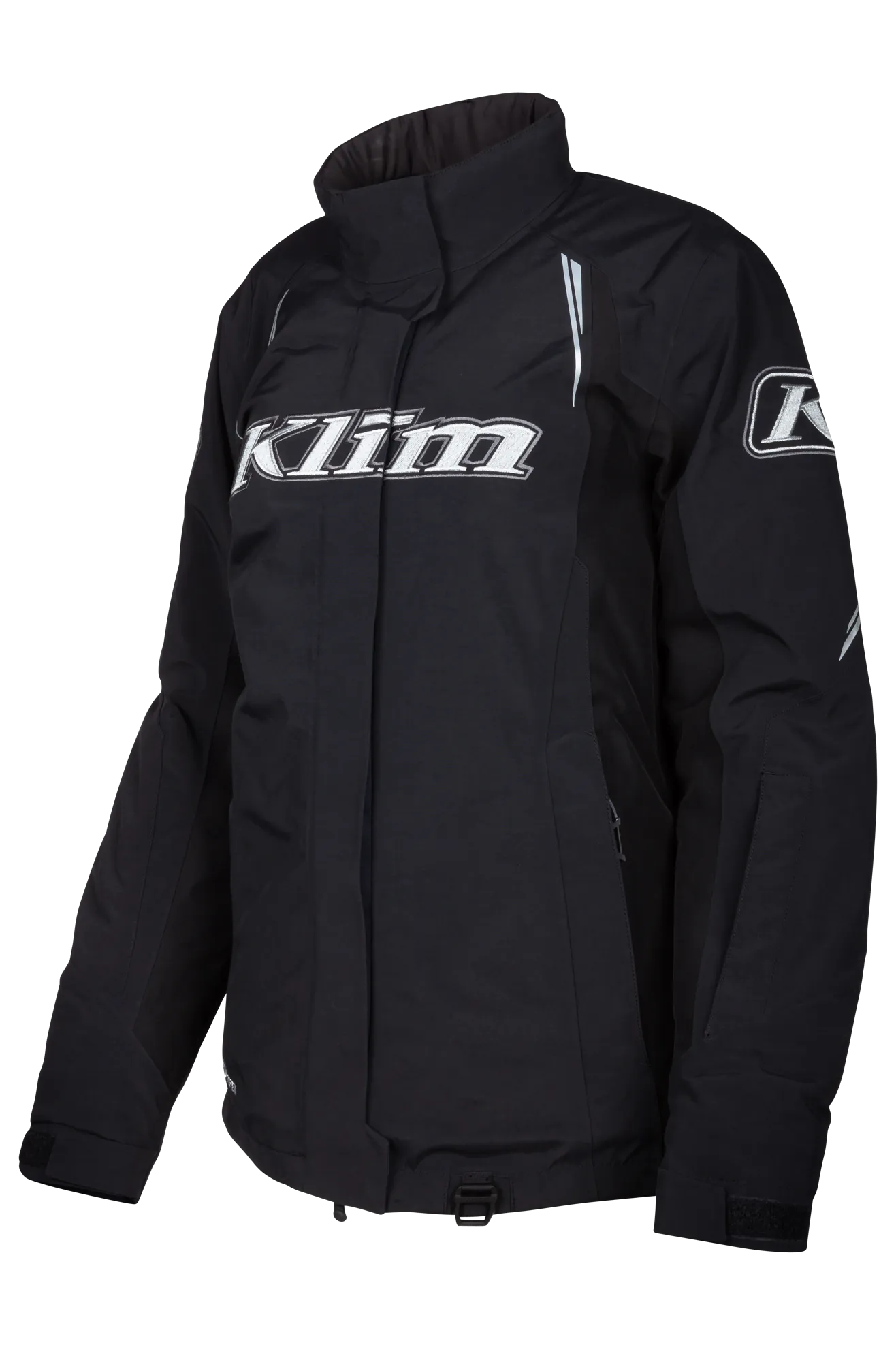 CHAQUETA MUJER KLIM STRATA NEGROPLATEADO METáLICO 