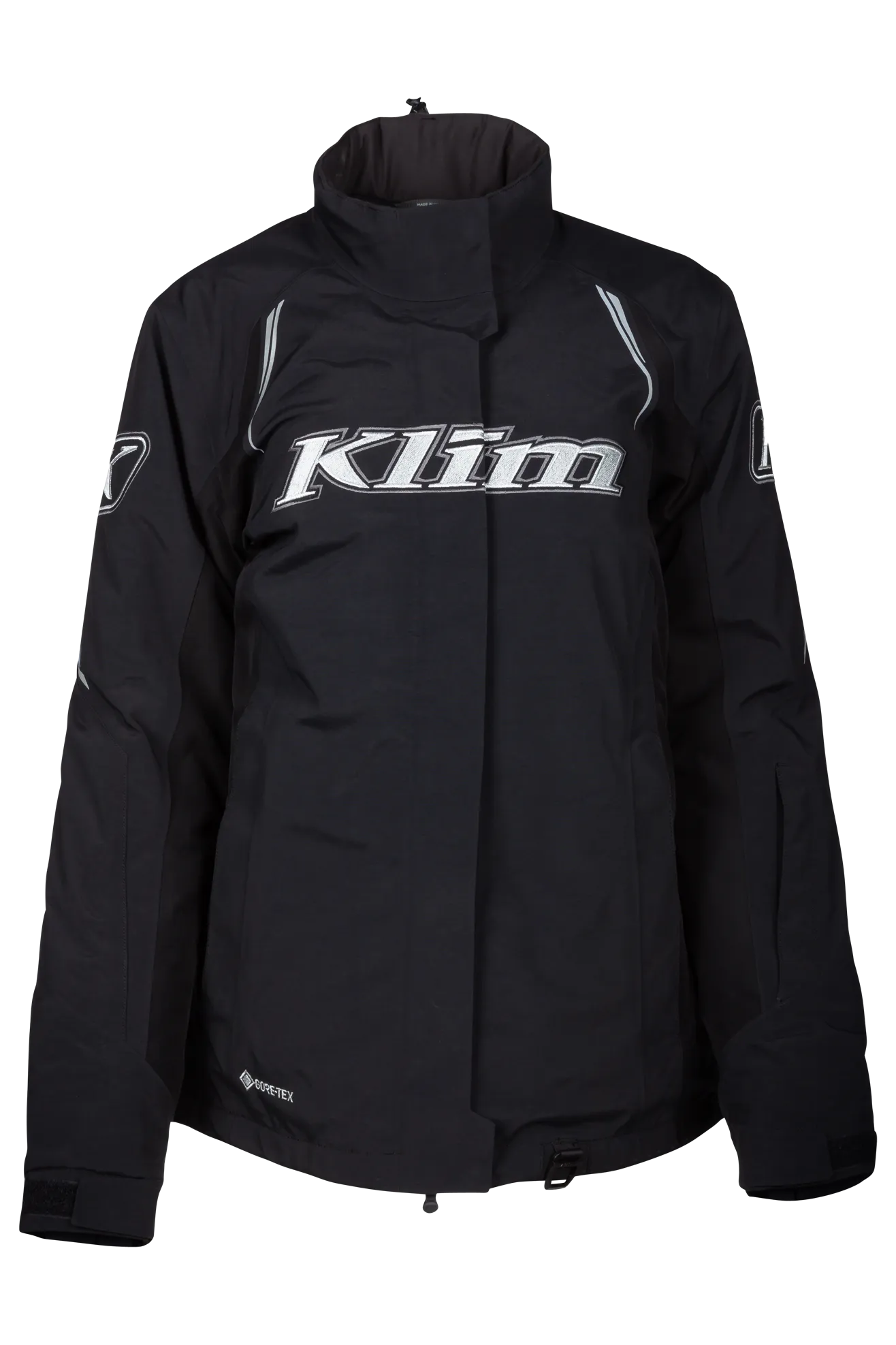 CHAQUETA MUJER KLIM STRATA NEGROPLATEADO METáLICO 