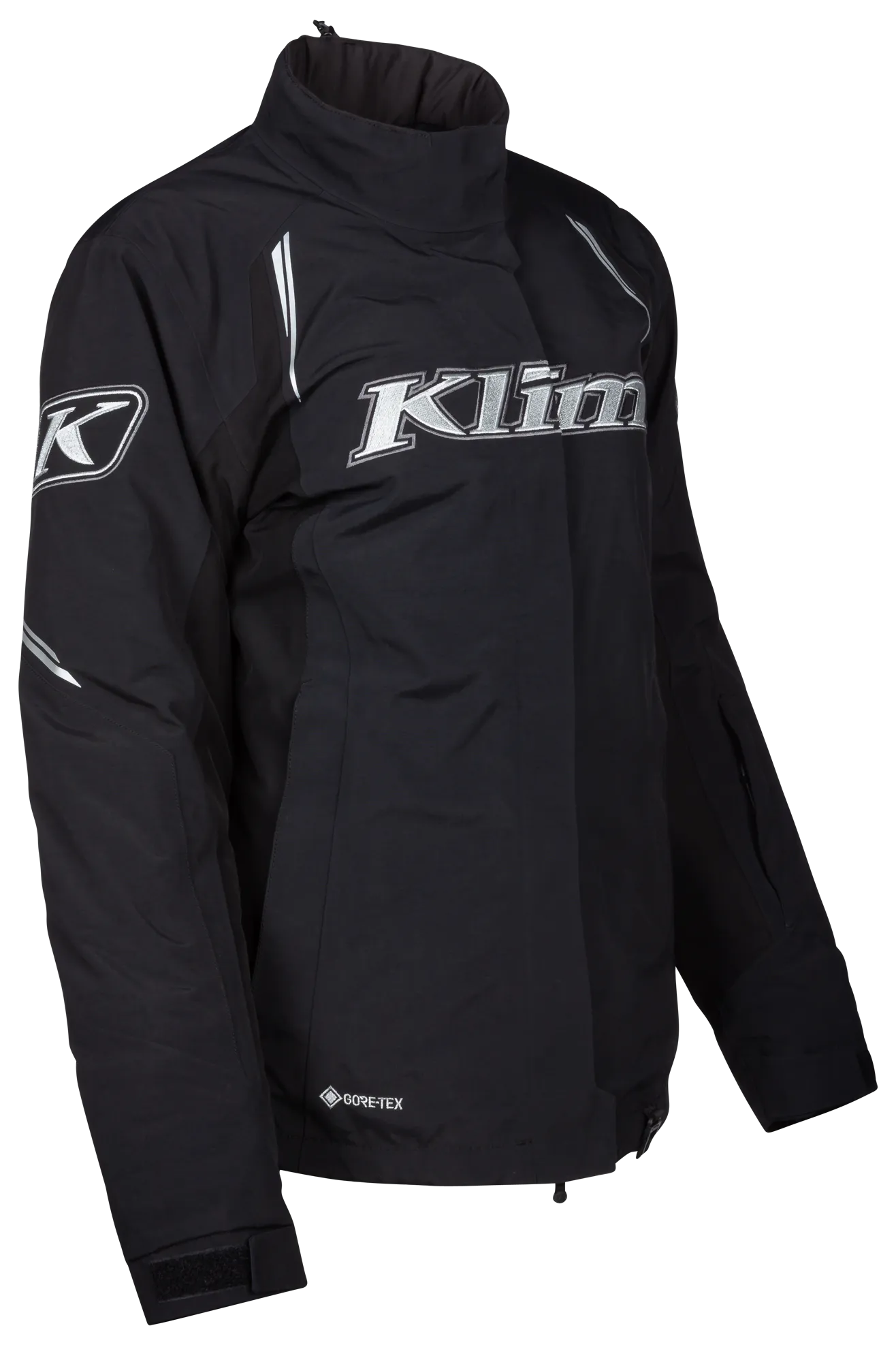 CHAQUETA MUJER KLIM STRATA NEGROPLATEADO METáLICO 