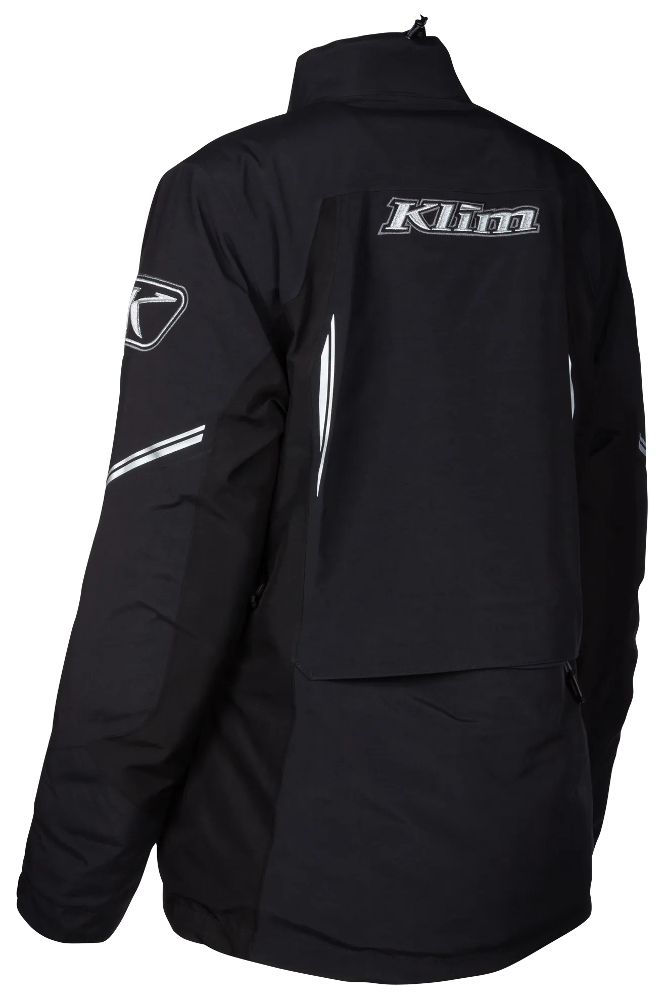 CHAQUETA MUJER KLIM STRATA NEGROPLATEADO METáLICO 