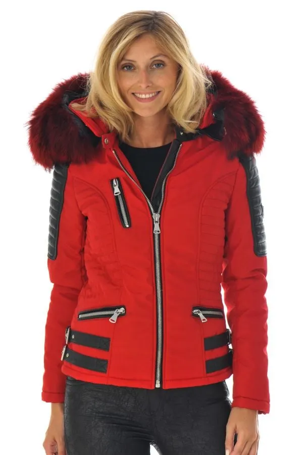 Chaqueta Mujeres Horspist Nounou Rouge Col Rouge Zz