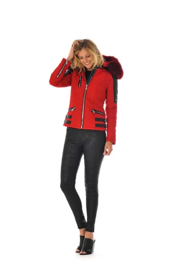 Chaqueta Mujeres Horspist Nounou Rouge Col Rouge Zz