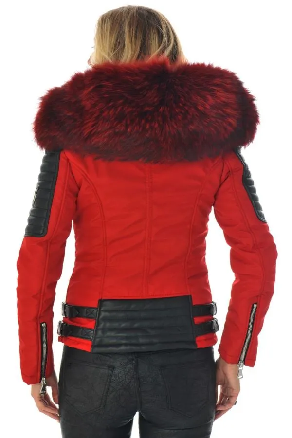 Chaqueta Mujeres Horspist Nounou Rouge Col Rouge Zz