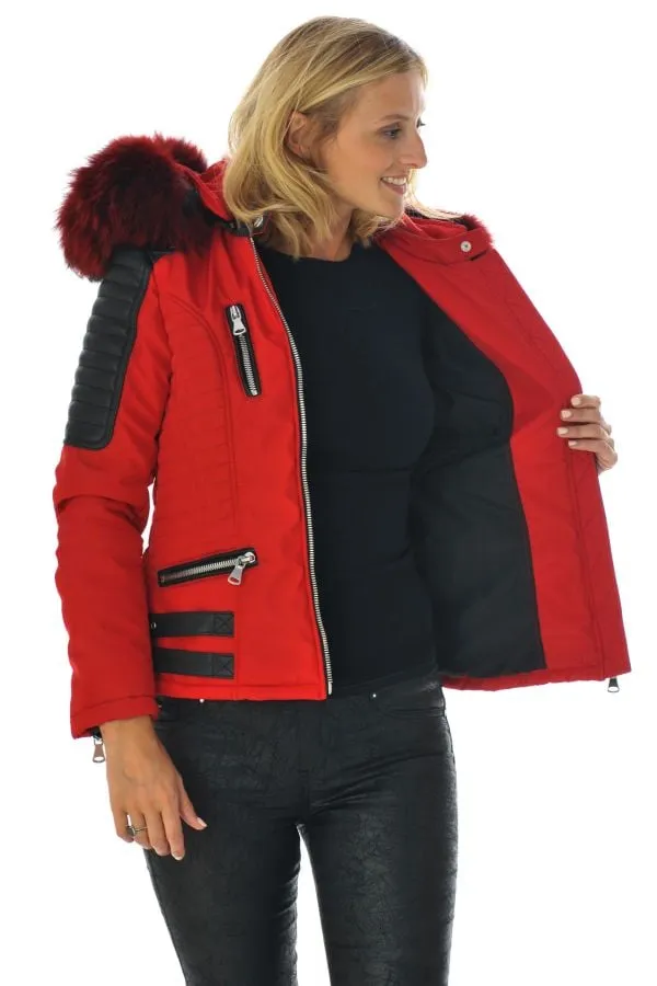 Chaqueta Mujeres Horspist Nounou Rouge Col Rouge Zz