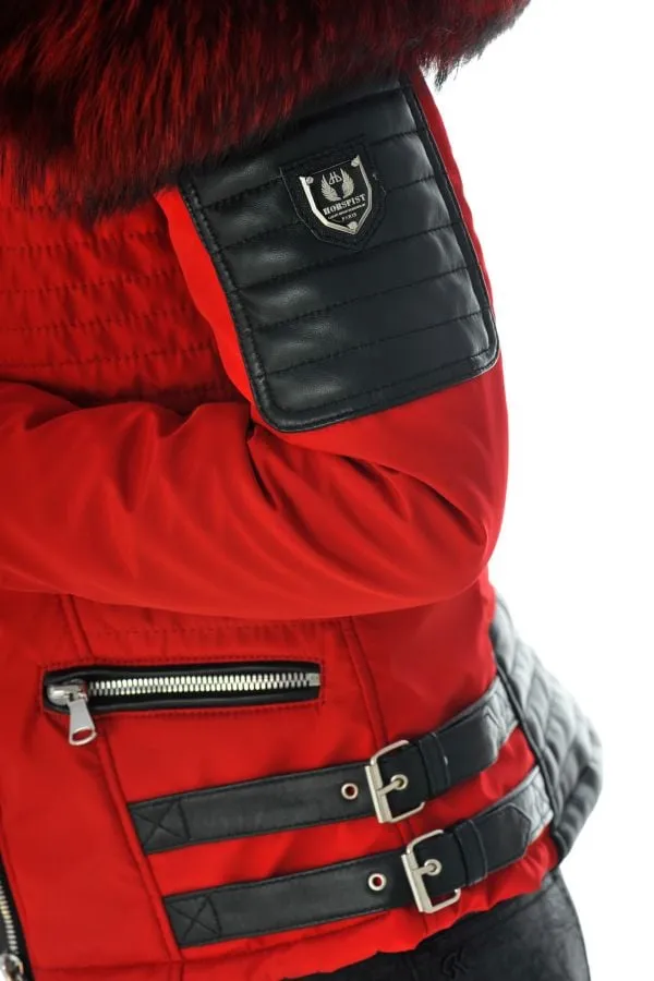Chaqueta Mujeres Horspist Nounou Rouge Col Rouge Zz