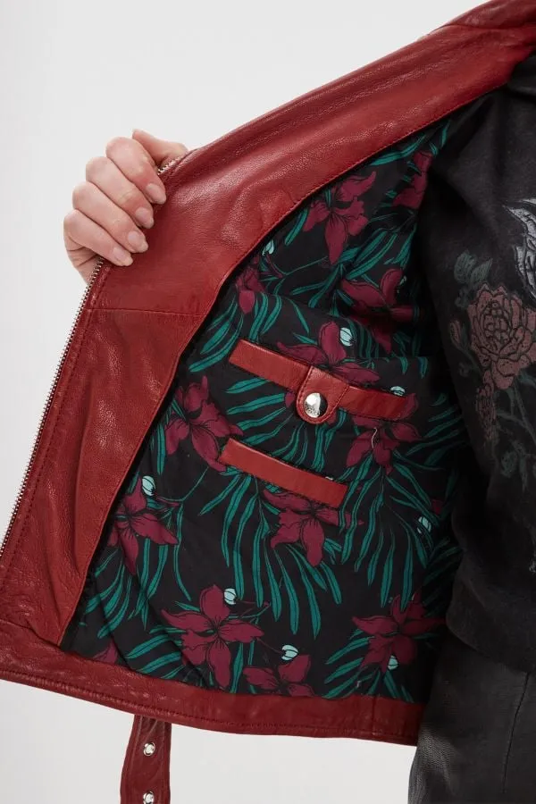 Chaqueta Mujeres Rose Garden Paula Lamb Vita Red Chili
