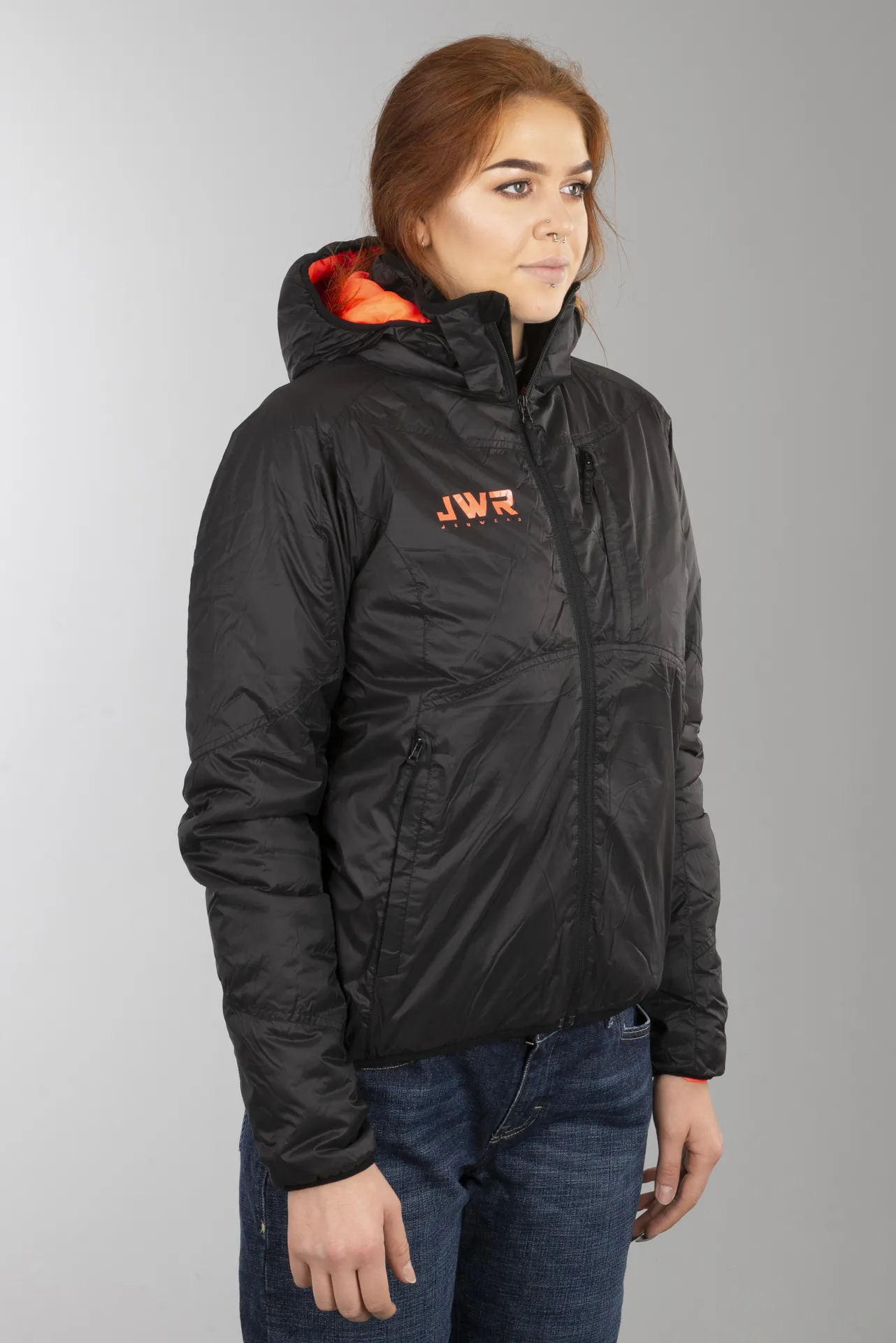 CHAQUETA PARA MUJER JETHWEAR CRUISER NEGROCORAL