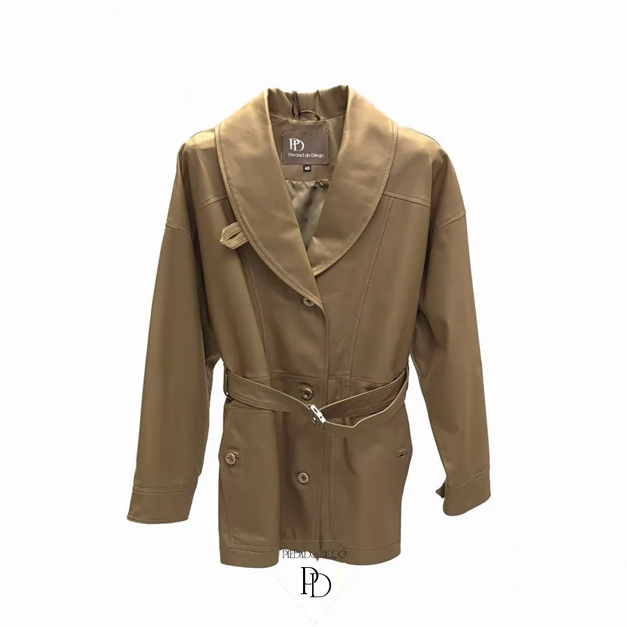 Chaqueta Piel Mujer Aguamarina – Color Castor